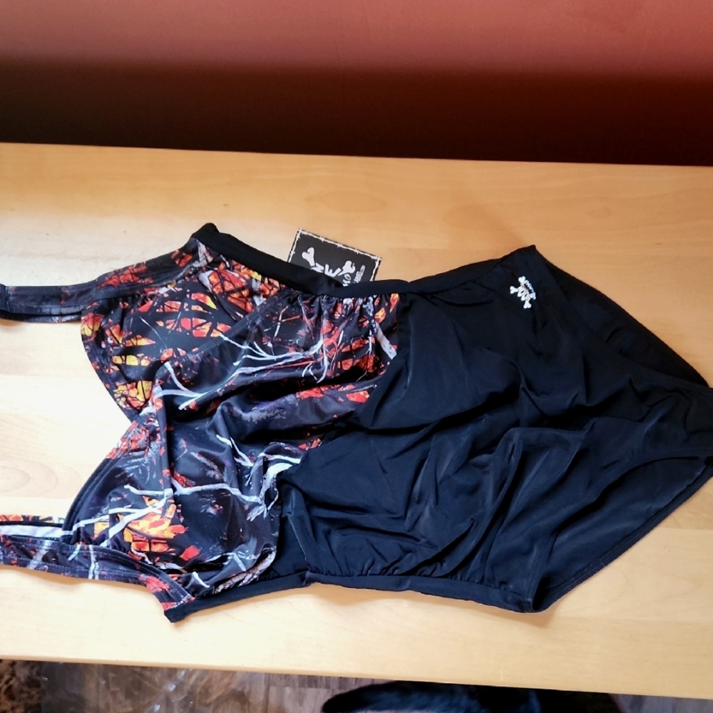 Moon Shine Camo Swimsuit NWT